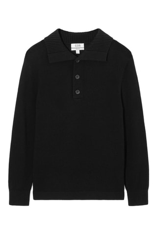 Maglia in lana e cashmere - Nero