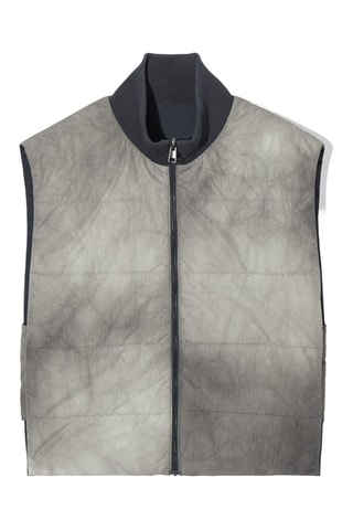 Gilet double face - Grigio