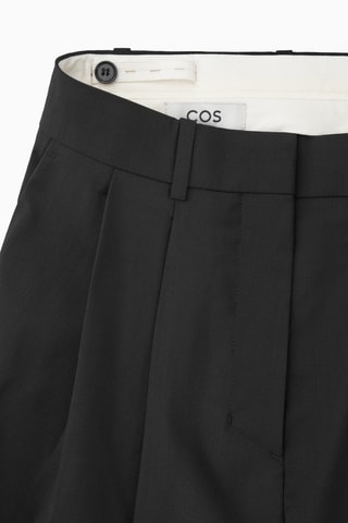 Pantaloni in lana - Nero