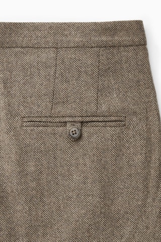 Pantaloni in lana - Marrone