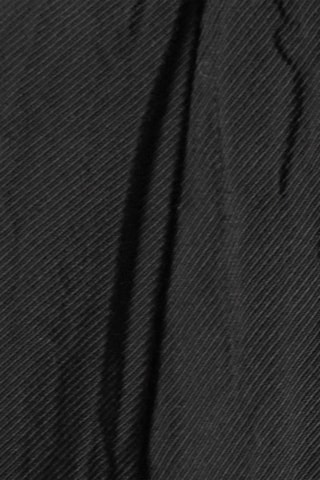 Calças wide legs em algodão biológico - Preto