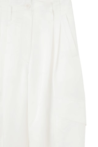 Calças cargo - Branco
