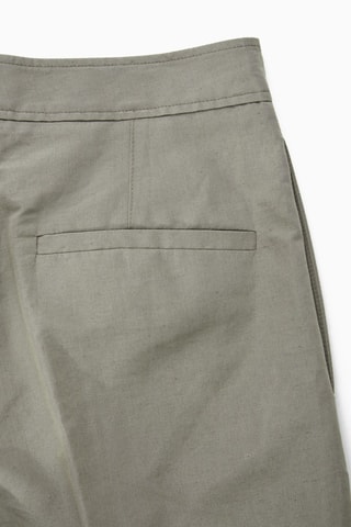 Pantaloni in lino - Grigio