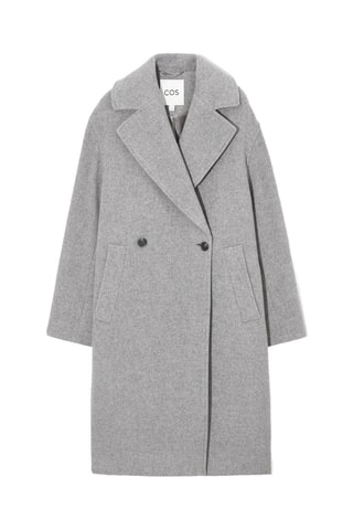 Cappotto in lana - Grigio chiaro melange