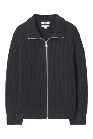 Cardigan in lana - Blu