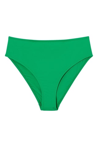 Parte de baixo de biquíni de cintura subida- Verde