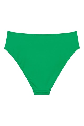 Parte de baixo de biquíni de cintura subida- Verde