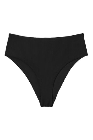 Parte de baixo de biquíni de cintura subida- Preto