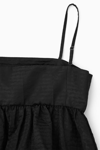 Vestido estilo patinadora - Preto
