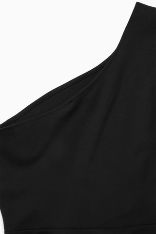 Vestido assimétrico - Preto