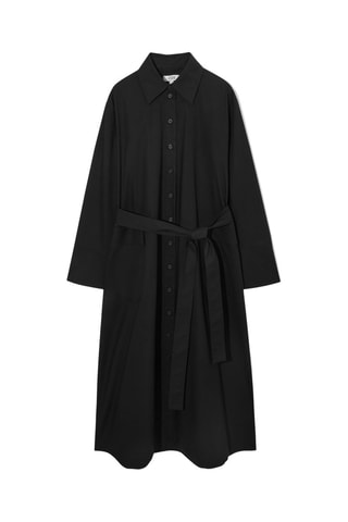 Vestido-camisa - Preto