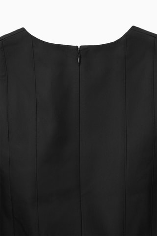 Vestido estilo patinadora - Preto