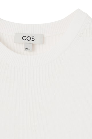 Vestido estilo patinadora regular - Branco