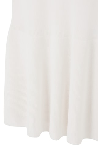 Vestido estilo patinadora regular - Branco