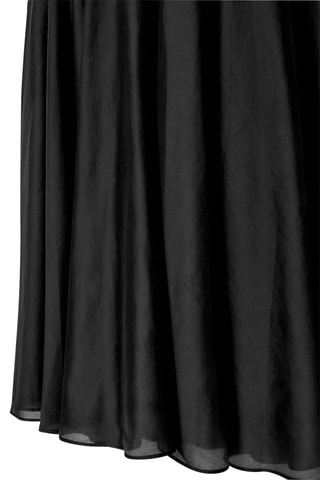 Vestido cintura baixa relaxed - Preto