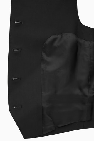 Gilet da completo in lana - Nero