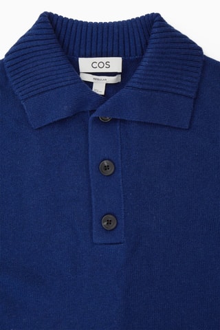 Maglia in lana e cashmere - Blu