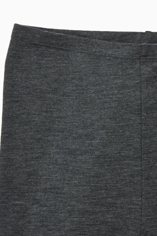 Leggings in lana - Grigio scuro