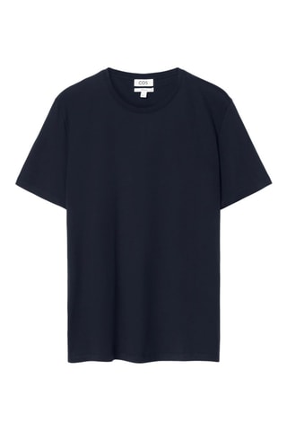 T-shirt regular - Azul-marinho  - COS
