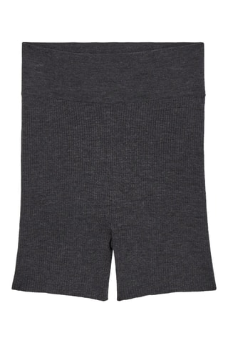 Shorts in lana - Grigio scuro