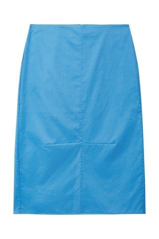 Saia direita - Azul
