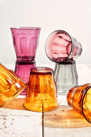 4 verres en verre Picardie® - 25 cl