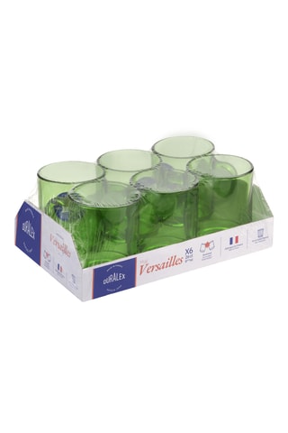 6 mugs en verre Versailles - 26 cl