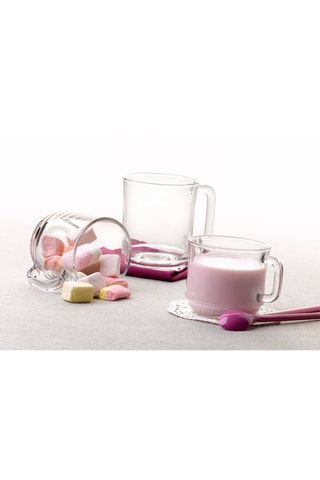 6 mugs en verre Lys - 31 cl