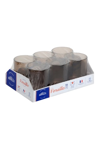 6 mugs en verre Versailles - 26 cl