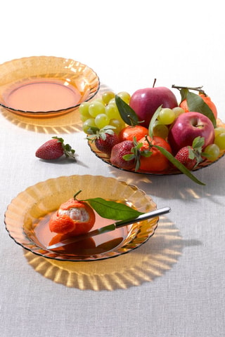 6 assiettes plates Picardie® - 23 cm