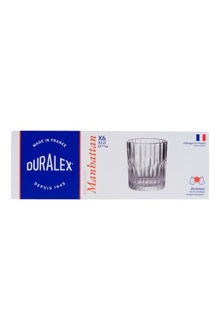 6 verres Manhattan - 31 cl