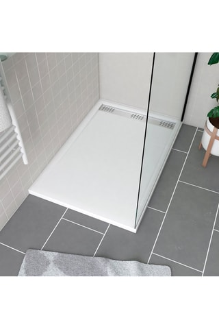 Piatto doccia - Bianco - 120 x 80 x 4,5 cm