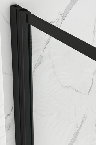Parete vasca Dark Edge - Nero - 140 x 80 cm