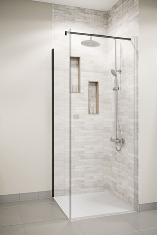 Porta doccia in vetro Dark Elementary - 80 x 195 cm