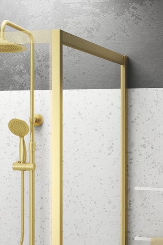 Porta doccia in vetro Gold Crush - 80 x 200 cm