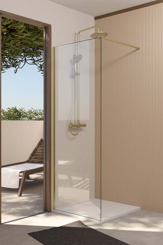 Parete doccia in vetro Gold Elementary - 80 x 195 cm