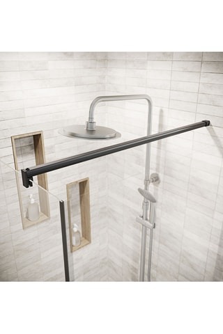 Porta doccia in vetro Dark Elementary - 90 x 180 cm