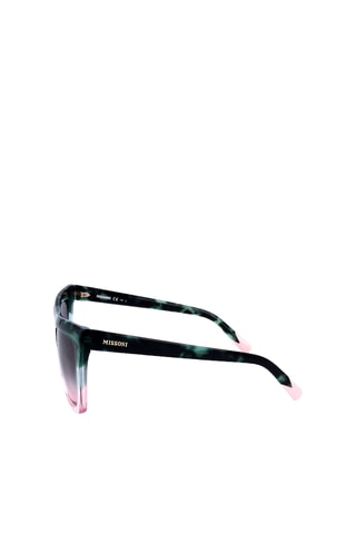 Lunettes de soleil femme - Catégorie 2 - Missoni - Vert et rose