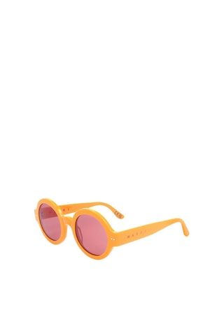 Lunettes de soleil mixte - Catégorie 2 - Marni - Orange, rose et doré