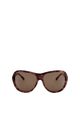 Lunettes de soleil femme - Catégorie 2 - Moncler - Jaune et marron