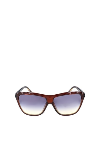 Lunettes de soleil femme - Catégorie 3 - Swarovski - Bleu et marron