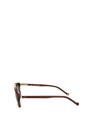 Lunettes de soleil homme - Catégorie 3 - Hackett Bespoke - Marron et doré
