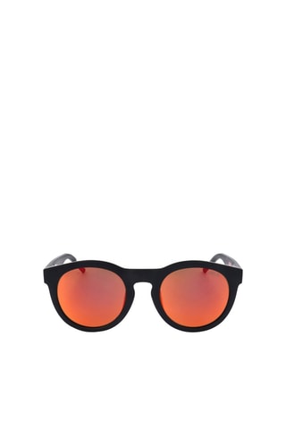 Lunettes de soleil homme - Verres effet miroir - Catégorie 3 - Hugo - Noir