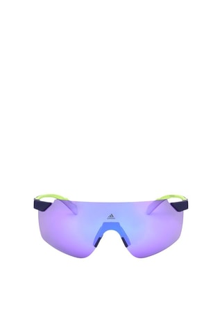 Lunettes de soleil homme - Verre effet miroir Catégorie 2 - Adidas Sport - Bleu et violet