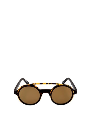 Lunettes de soleil mixte - Catégorie 1 - Italia Independent - Noir, jaune et marron