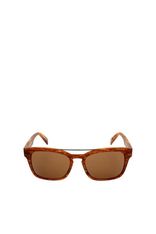 Lunettes de soleil homme - Catégorie 3 - Italia Independent - Marron et gris