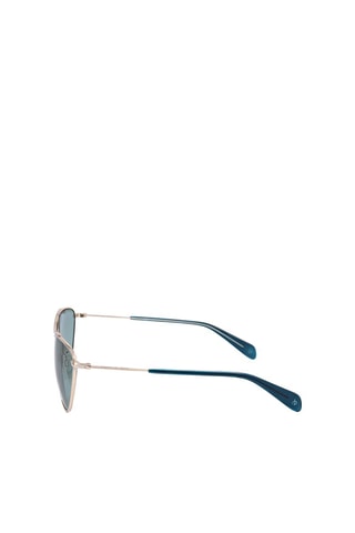 Lunettes de soleil femme - Catégorie 2 - Rag & Bone - Vert et doré