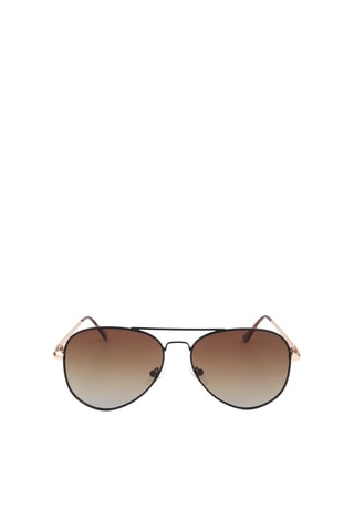 Lunettes de soleil polarisées mixte - Catégorie 3 - Lee Cooper - Noir et marron