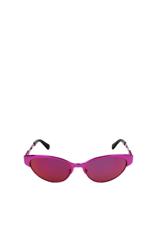 Lunettes de soleil femme - Verres effet miroir - Catégorie 3 - Moschino - Rose