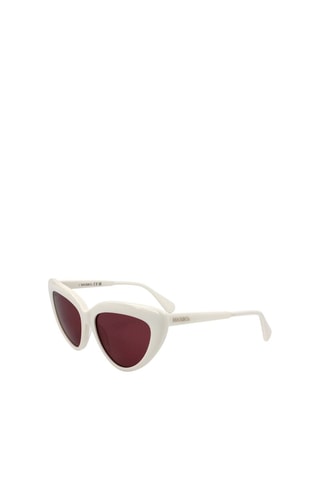 Lunettes de soleil femme - Catégorie 3 - Max&Co - Blanc et rouge
